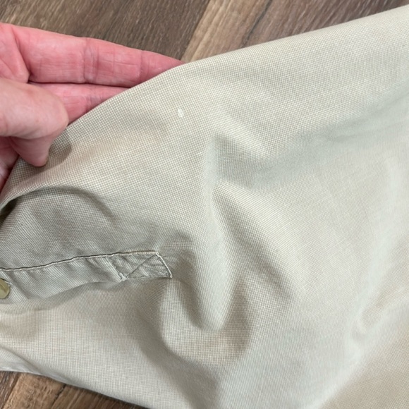 ExOfficio Buzz off shirt light tan long sleeve button up shirt size medium - Picture 12 of 16